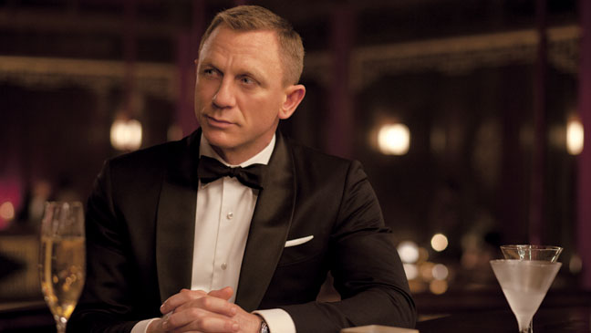 James Bond Style Icon 007 Daniel Craig Black Tie Bowtie Tuxedo